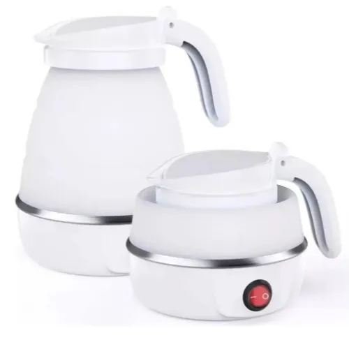 Pava Eléctrica Plegable 600ml (Blanco)