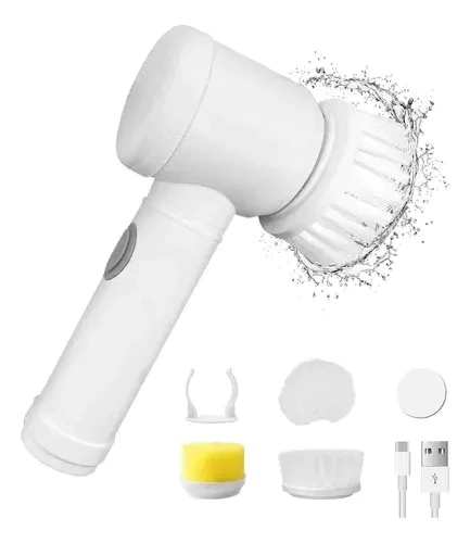 [MS-ELCTROD-003] Cepillo Eléctrico Usb Para Baño Cocina Limpieza 5 en 1